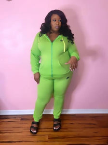 Lime N-Jogger Set