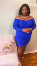 Load image into Gallery viewer, Ruched dress (plus size)