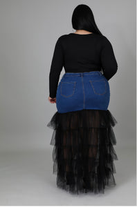 Ruffle me well skirt